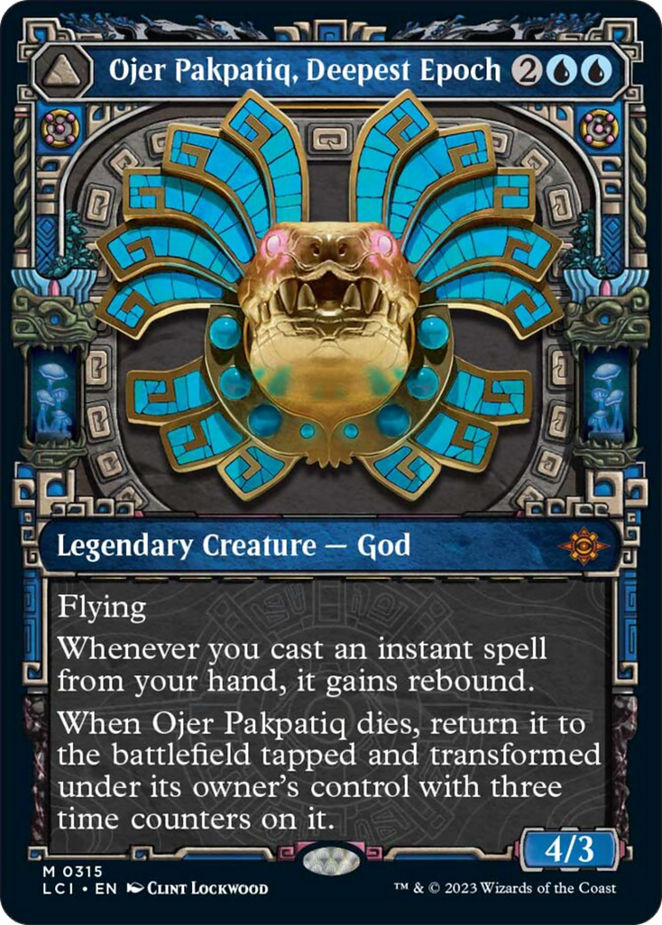 Ojer Pakpatiq, Deepest Epoch // Temple of Cyclical Time (Showcase) [The Lost Caverns of Ixalan] | The Clever Kobold