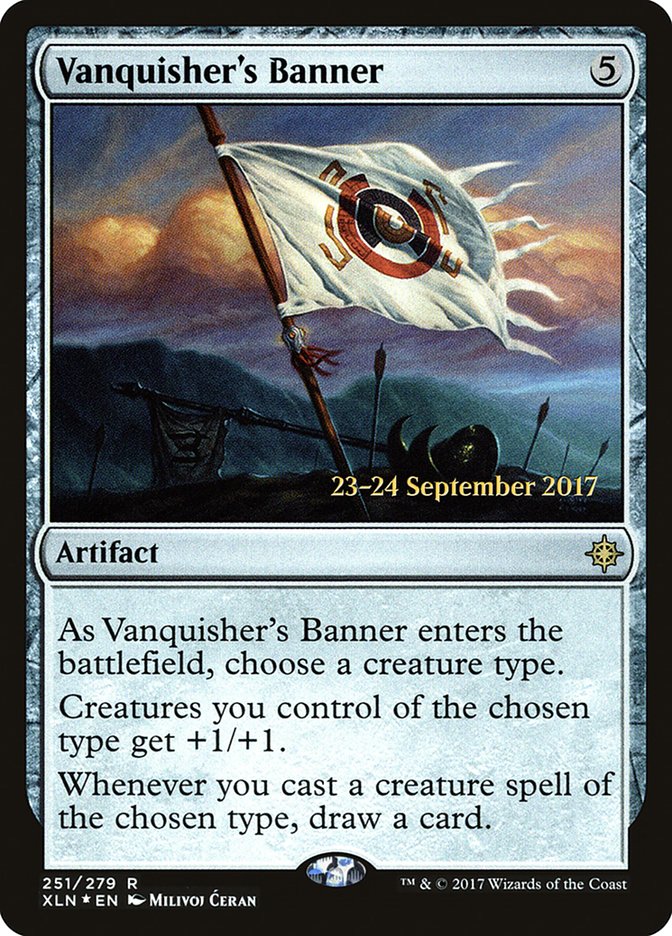 Vanquisher's Banner [Ixalan Prerelease Promos] | The Clever Kobold