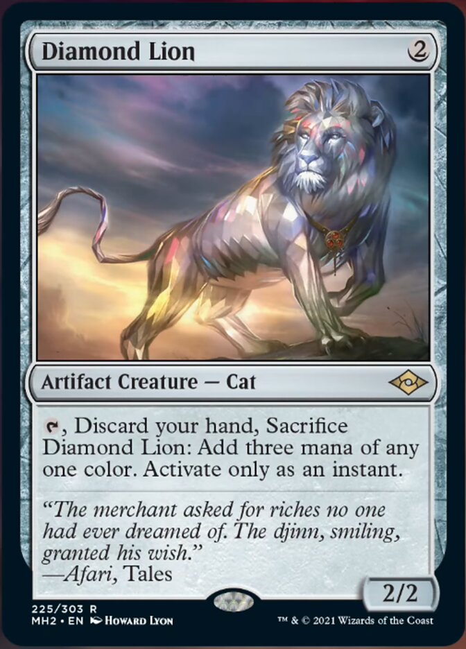 Diamond Lion [Modern Horizons 2] | The Clever Kobold