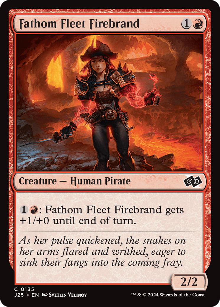 Fathom Fleet Firebrand [Foundations Jumpstart] | The Clever Kobold