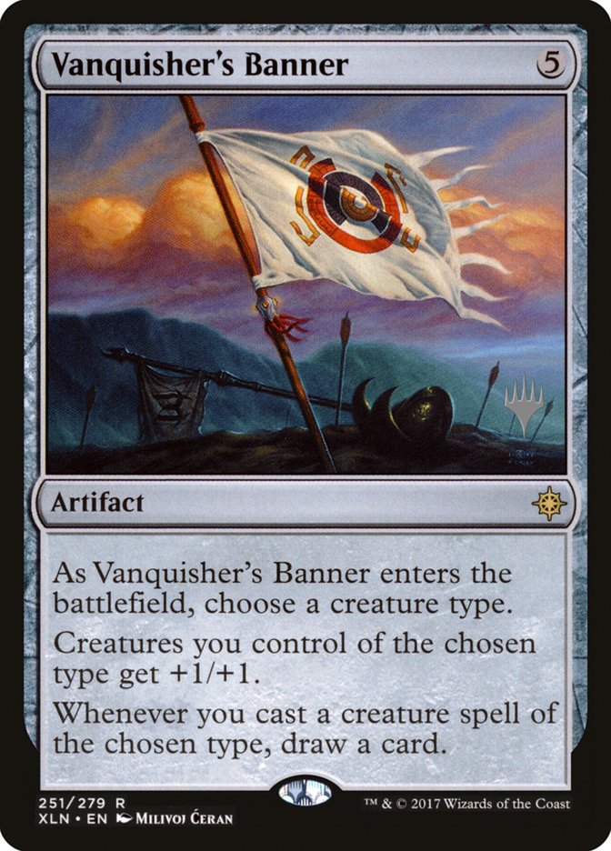 Vanquisher's Banner (Promo Pack) [Ixalan Promos] | The Clever Kobold