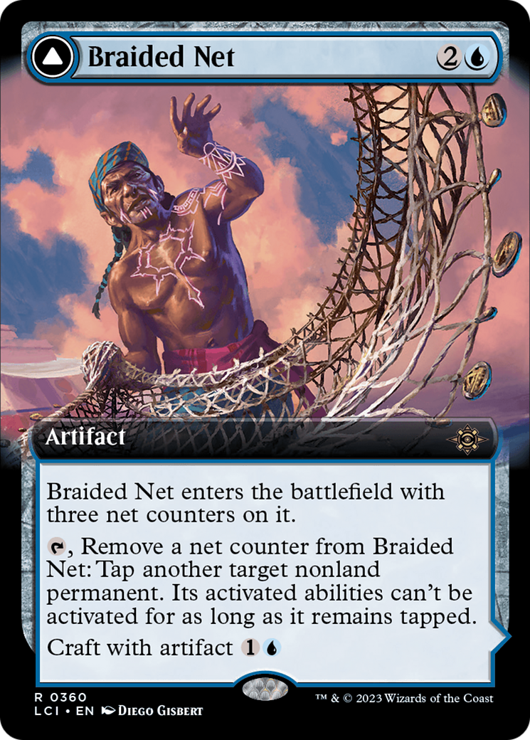 Braided Net // Braided Quipu (Extended Art) [The Lost Caverns of Ixalan] | The Clever Kobold