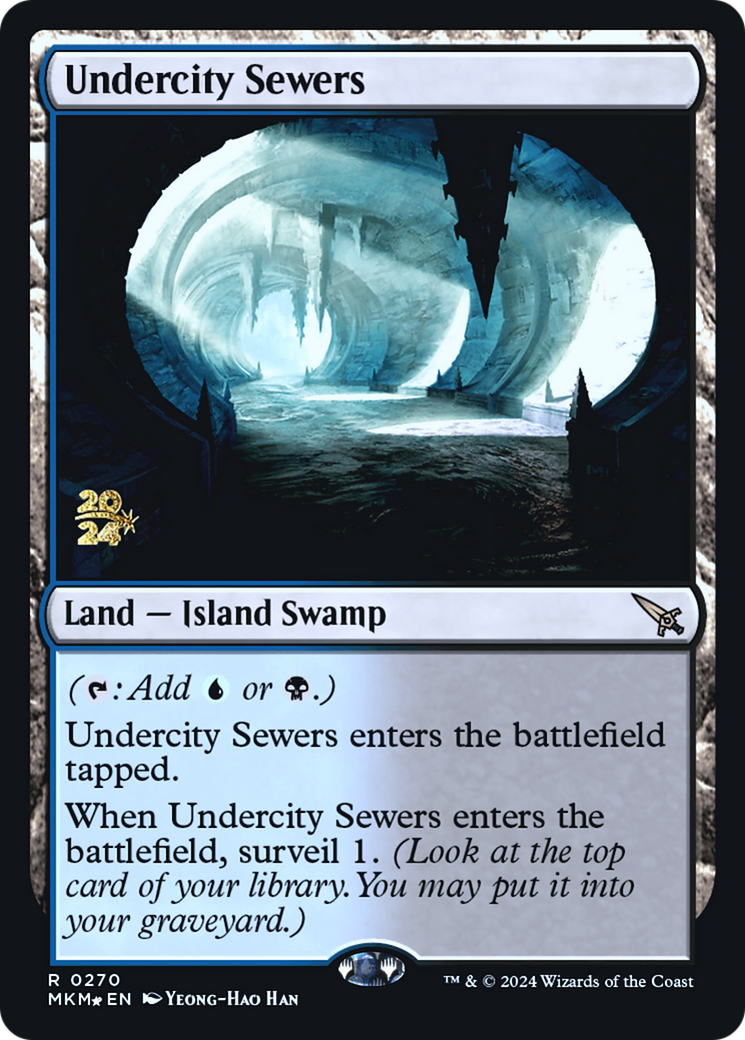 Undercity Sewers [Murders at Karlov Manor Prerelease Promos] | The Clever Kobold