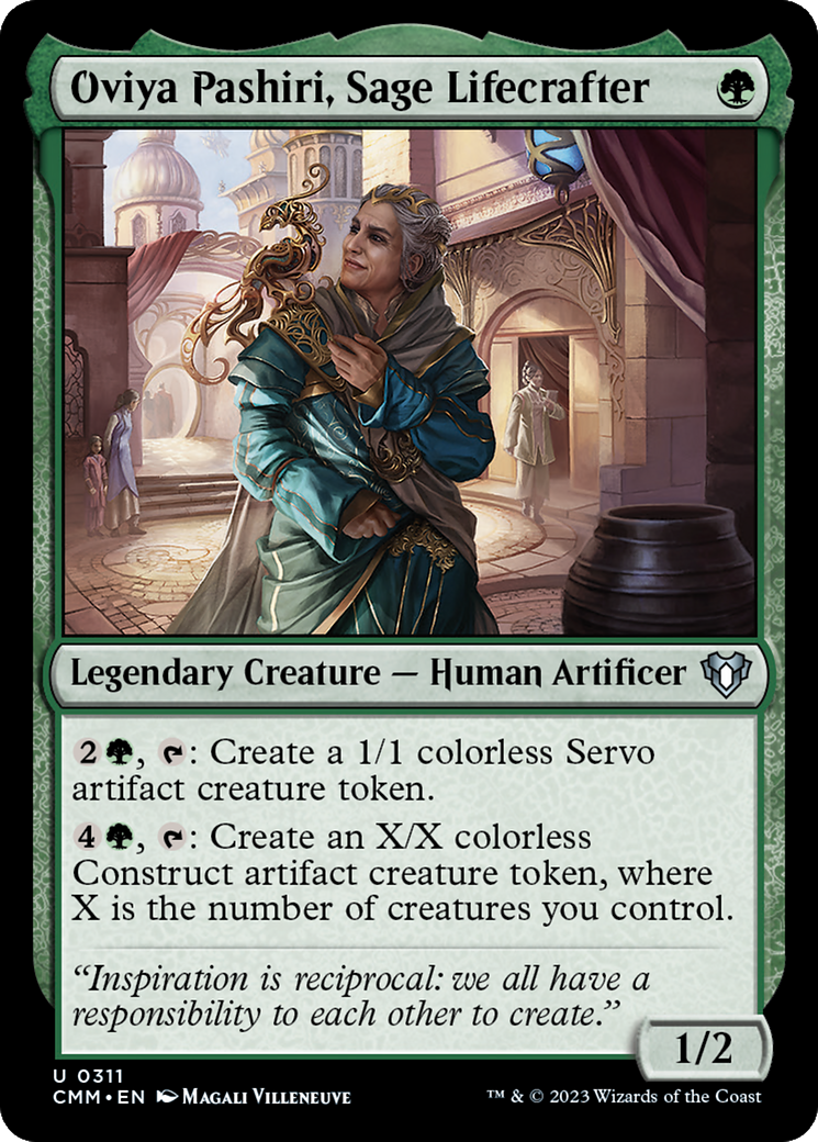 Oviya Pashiri, Sage Lifecrafter [Commander Masters] | The Clever Kobold