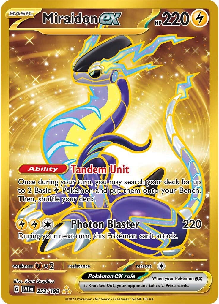 Miraidon ex (253/198) [Scarlet & Violet: Base Set] | The Clever Kobold