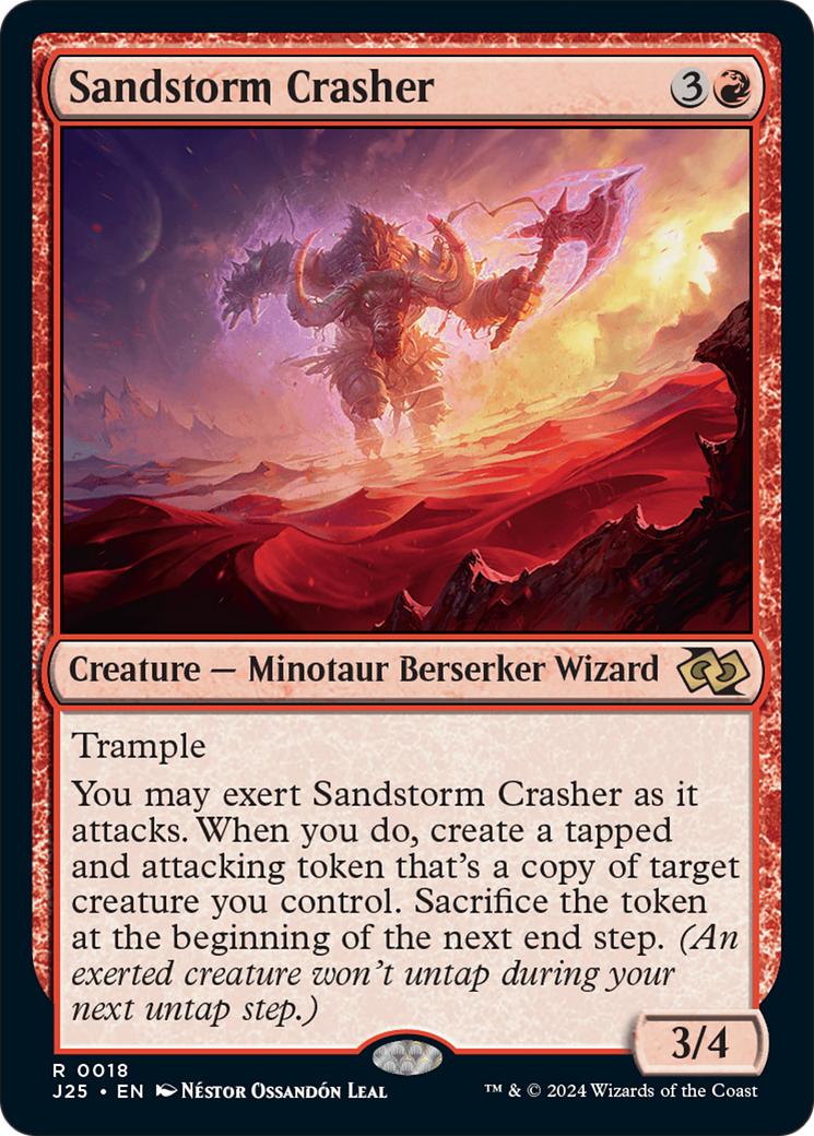 Sandstorm Crasher [Foundations Jumpstart] | The Clever Kobold