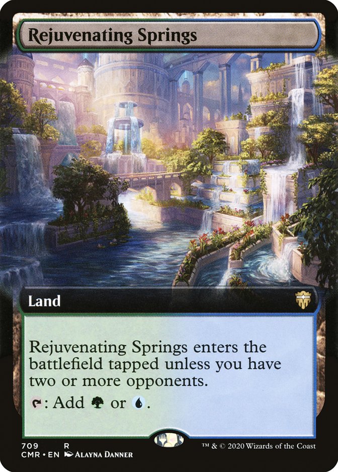 Rejuvenating Springs (Extended Art) [Commander Legends] | The Clever Kobold