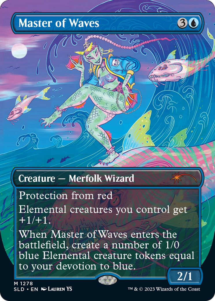 Master of Waves (Borderless) [Secret Lair Drop Series] | The Clever Kobold