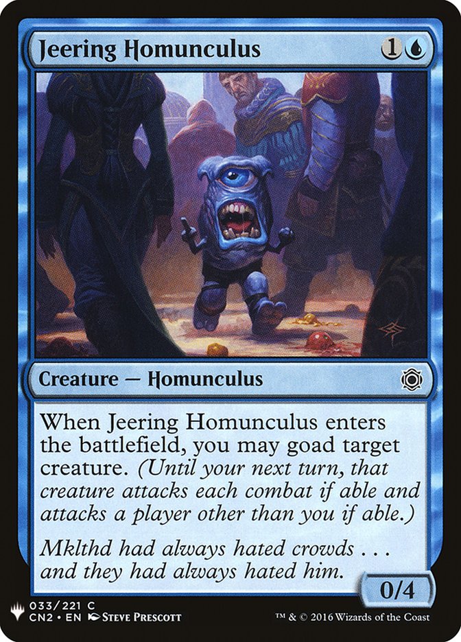 Jeering Homunculus [Mystery Booster] | The Clever Kobold