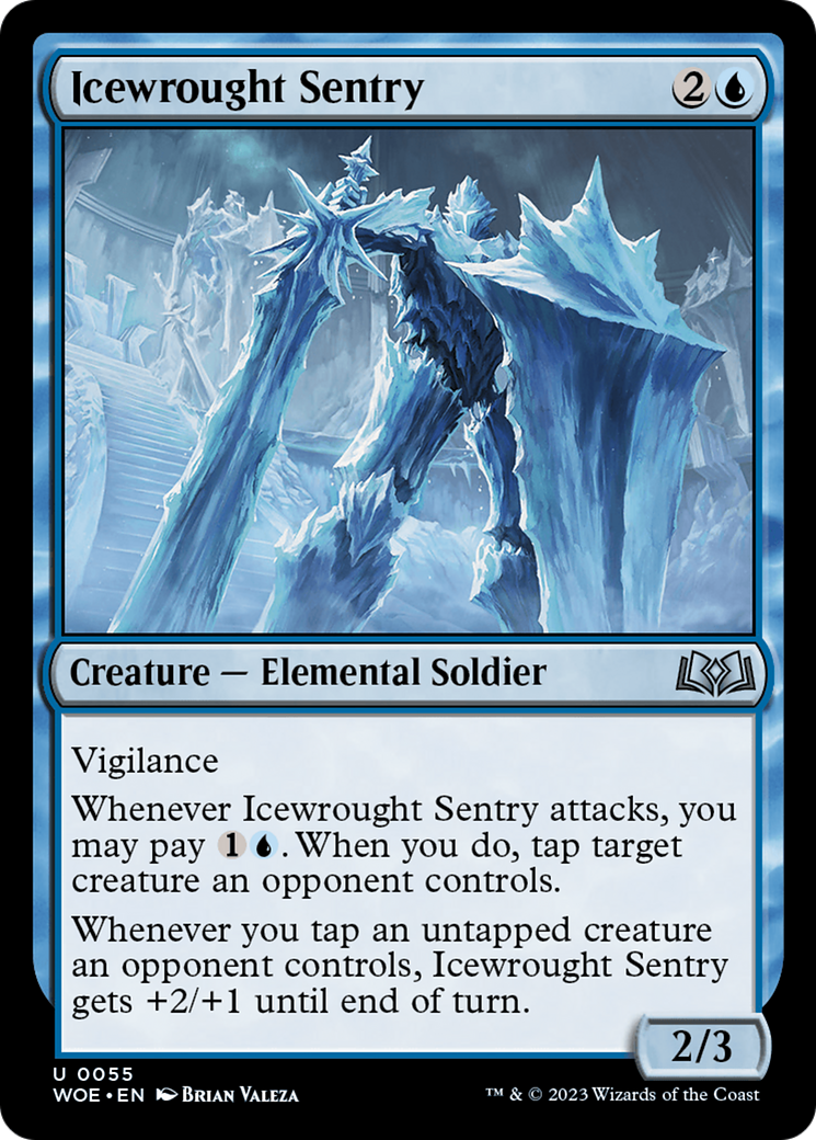 Icewrought Sentry [Wilds of Eldraine] | The Clever Kobold