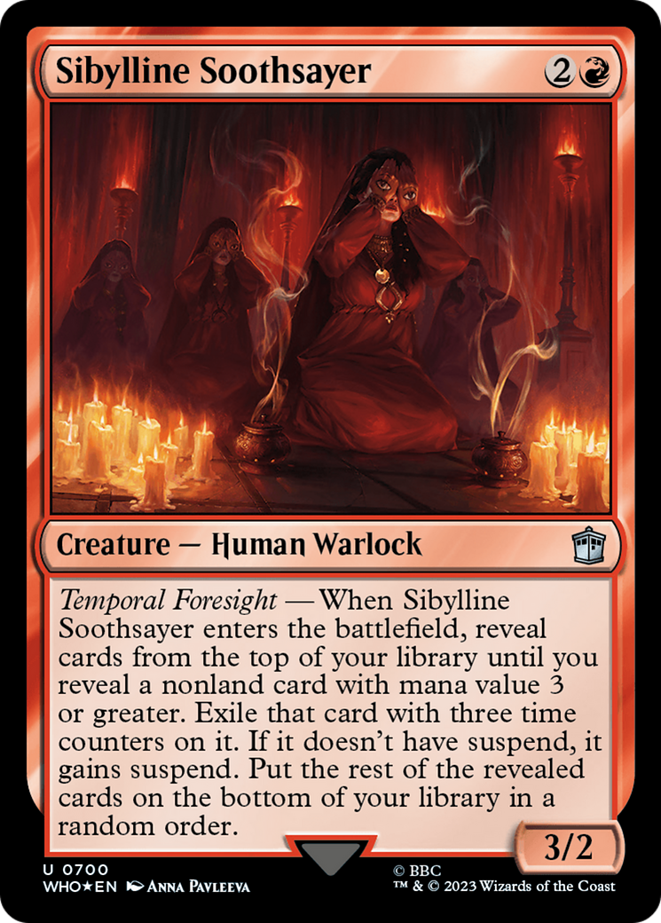 Sibylline Soothsayer (Surge Foil) [Doctor Who] | The Clever Kobold