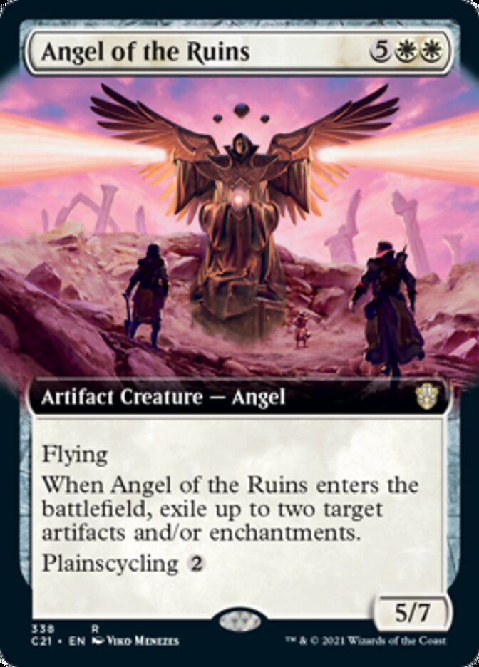 Angel of the Ruins (Extended Art) [Commander 2021] | The Clever Kobold