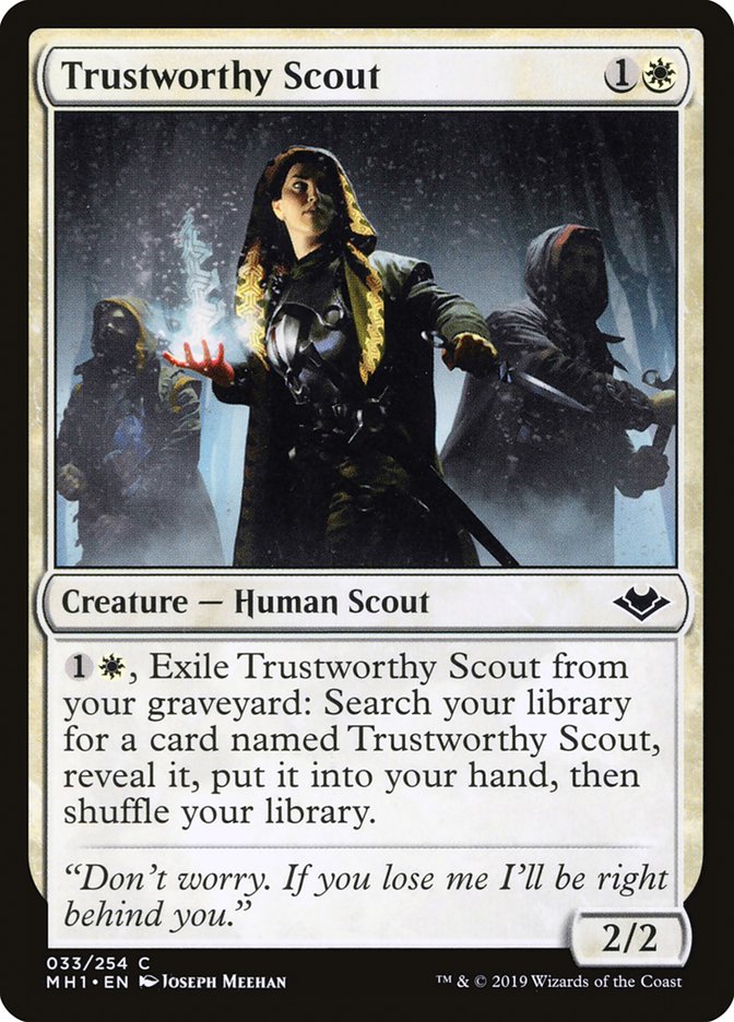 Trustworthy Scout [Modern Horizons] | The Clever Kobold