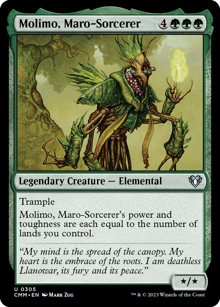 Molimo, Maro-Sorcerer [Commander Masters] | The Clever Kobold