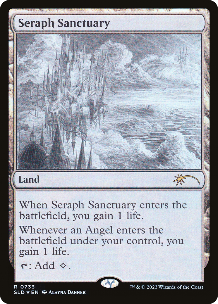 Seraph Sanctuary (Sketch) [Secret Lair Drop Promos] | The Clever Kobold