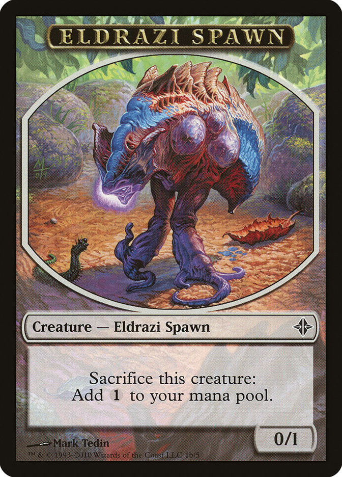 Eldrazi Spawn Token (1b/5) [Rise of the Eldrazi Tokens] | The Clever Kobold