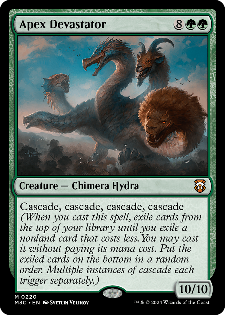 Apex Devastator (Ripple Foil) [Modern Horizons 3 Commander] | The Clever Kobold