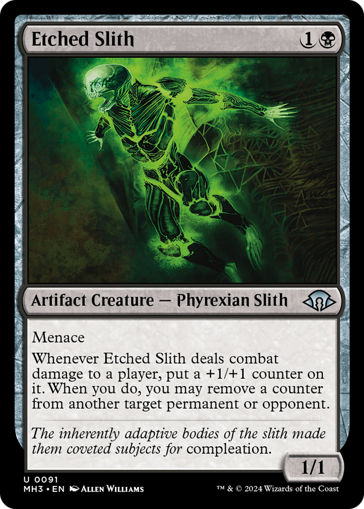 Etched Slith [Modern Horizons 3] | The Clever Kobold