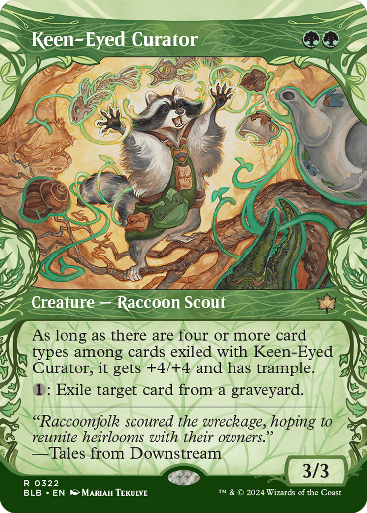 Keen-Eyed Curator (Showcase) [Bloomburrow] | The Clever Kobold