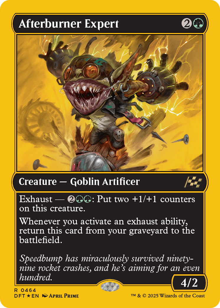 Afterburner Expert (First-Place Foil) [Aetherdrift] | The Clever Kobold