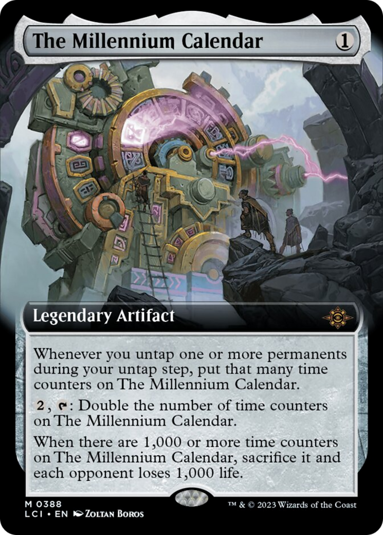 The Millennium Calendar (Extended Art) [The Lost Caverns of Ixalan] | The Clever Kobold