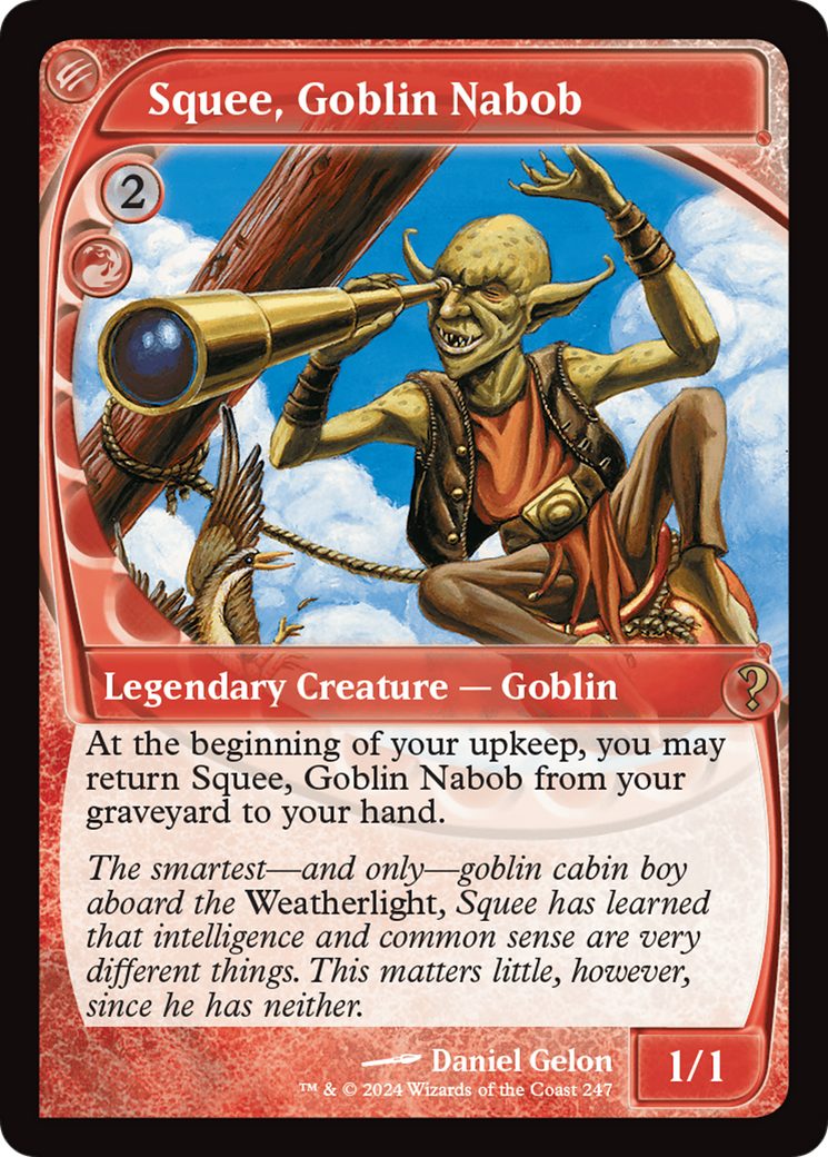 Squee, Goblin Nabob (Future Sight) [Mystery Booster 2] | The Clever Kobold