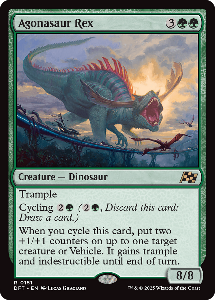 Agonasaur Rex [Aetherdrift] | The Clever Kobold