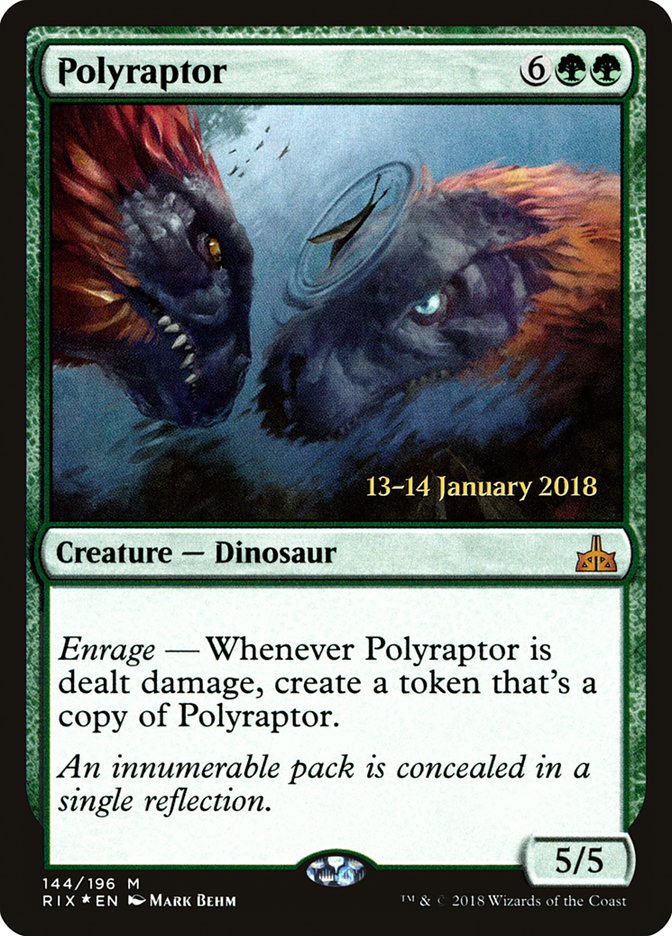 Polyraptor [Rivals of Ixalan Prerelease Promos] | The Clever Kobold