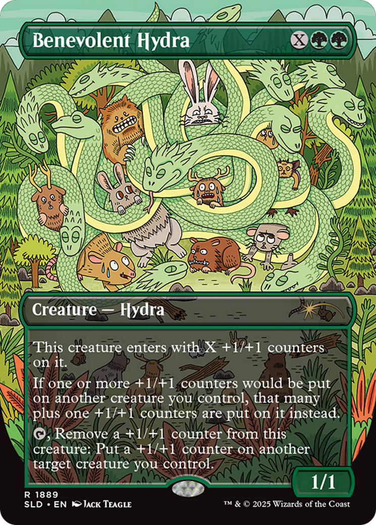 Benevolent Hydra (Rainbow Foil) [Secret Lair Drop Series] | The Clever Kobold