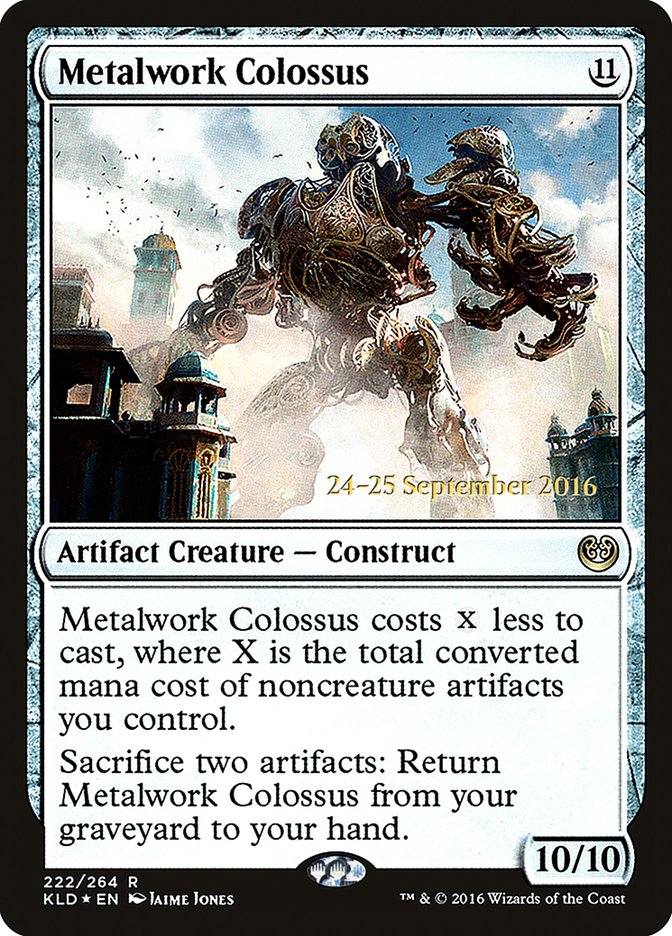 Metalwork Colossus [Kaladesh Prerelease Promos] | The Clever Kobold