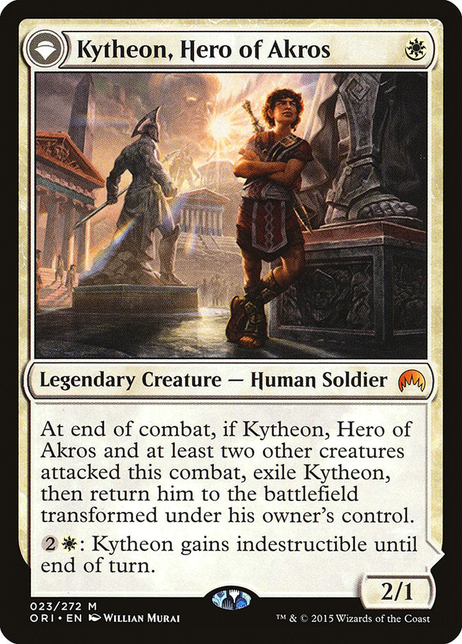 Kytheon, Hero of Akros // Gideon, Battle-Forged [Magic Origins] | The Clever Kobold