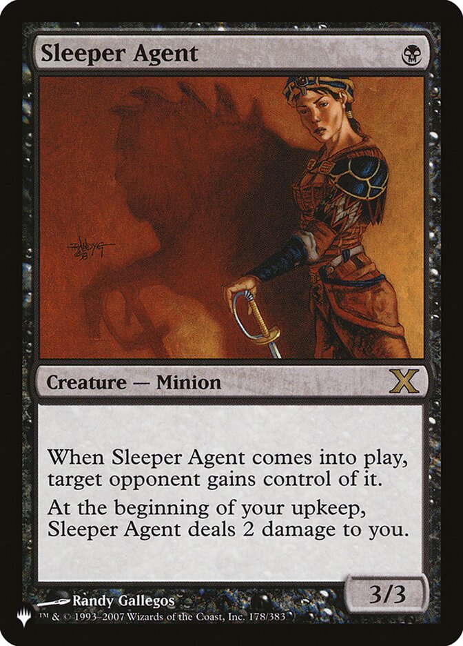 Sleeper Agent [The List] | The Clever Kobold