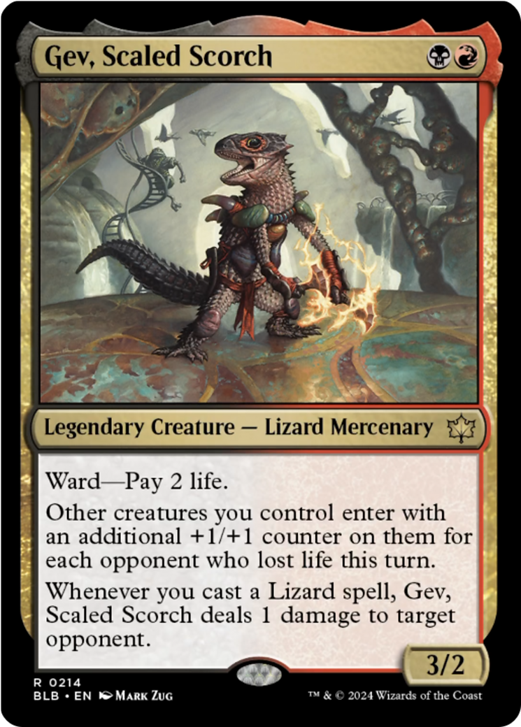 Gev, Scaled Scorch [Bloomburrow] | The Clever Kobold