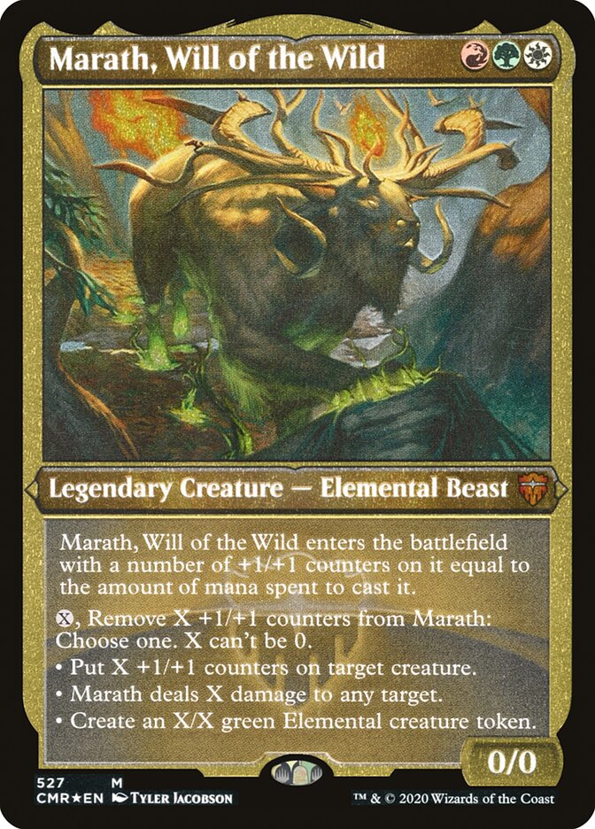 Marath, Will of the Wild (Etched) [Commander Legends] | The Clever Kobold