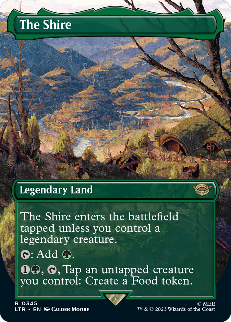 The Shire (Borderless Alternate Art) [The Lord of the Rings: Tales of Middle-Earth] | The Clever Kobold