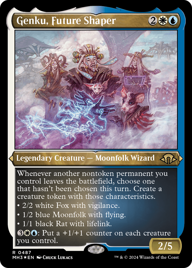 Genku, Future Shaper (Foil Etched) [Modern Horizons 3] | The Clever Kobold