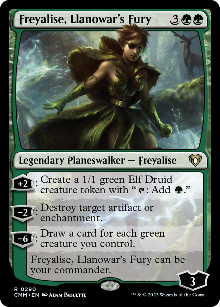 Freyalise, Llanowar's Fury [Commander Masters] | The Clever Kobold