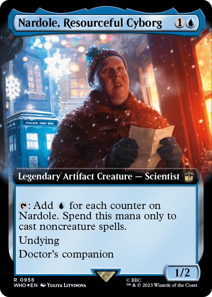 Nardole, Resourceful Cyborg (Extended Art) (Surge Foil) [Doctor Who] | The Clever Kobold