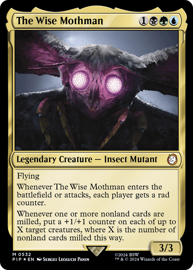 The Wise Mothman (Surge Foil) [Fallout] | The Clever Kobold