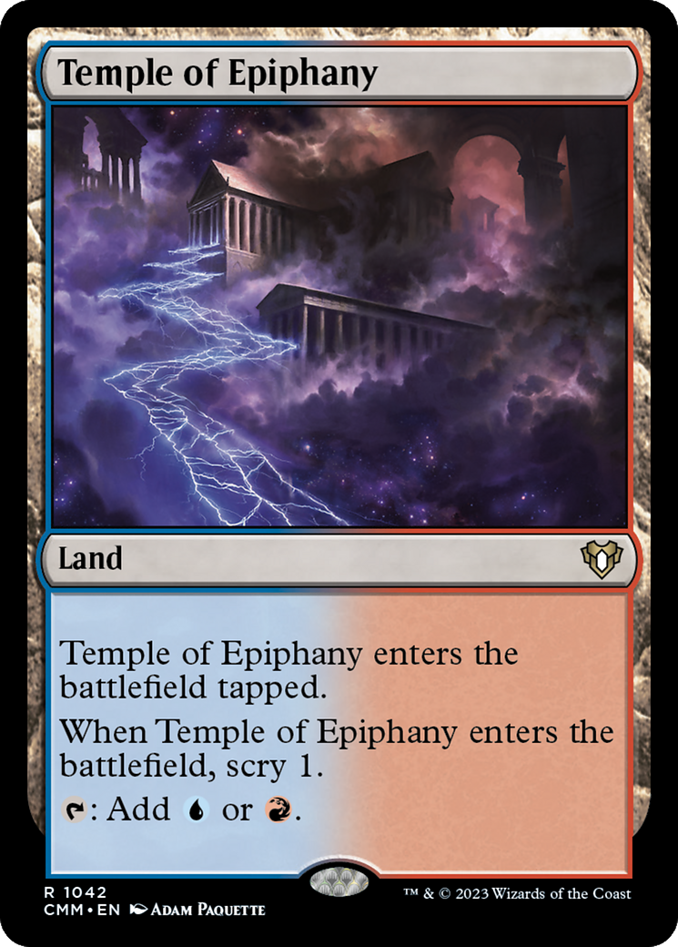 Temple of Epiphany [Commander Masters] | The Clever Kobold