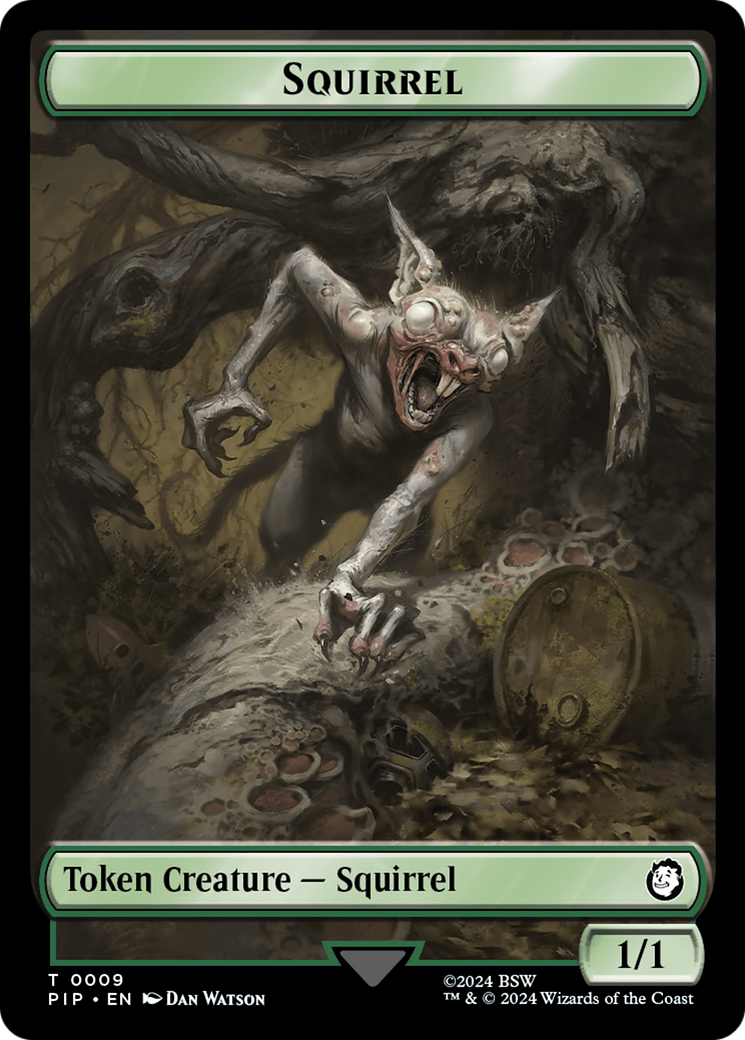 Food (013) // Squirrel Double-Sided Token [Fallout Tokens] | The Clever Kobold