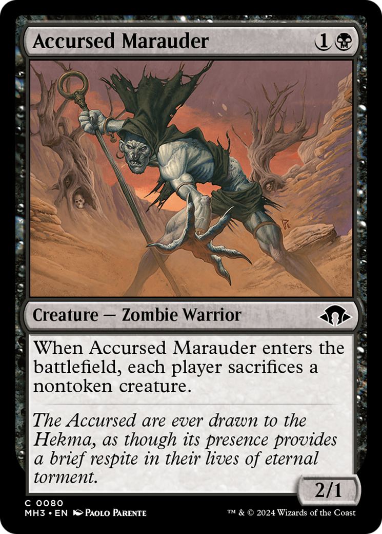 Accursed Marauder [Modern Horizons 3] | The Clever Kobold