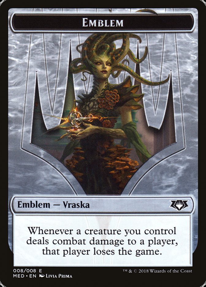 Vraska, Golgari Queen Emblem [Mythic Edition Tokens] | The Clever Kobold