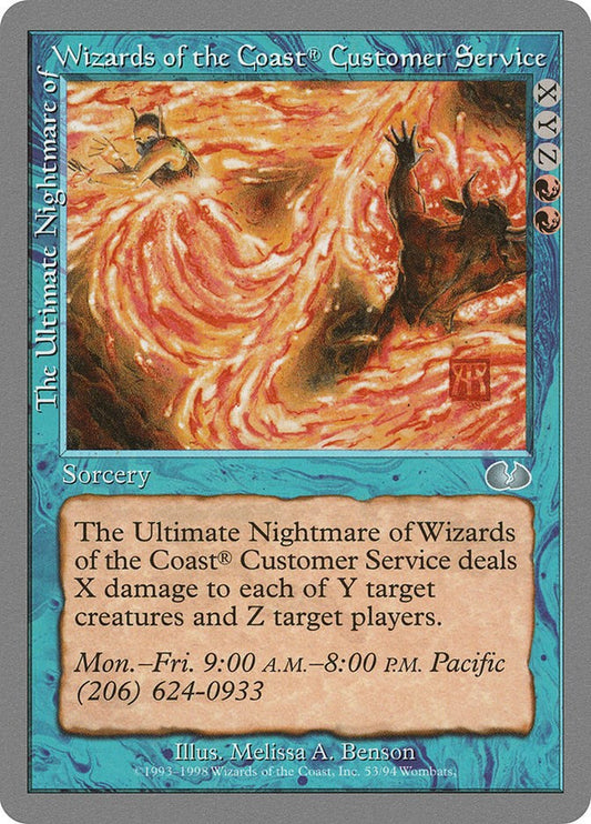 The Ultimate Nightmare of Wizards of the Coast Customer Service