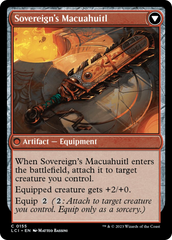 Idol of the Deep King // Sovereign's Macuahuitl [The Lost Caverns of Ixalan] | The Clever Kobold