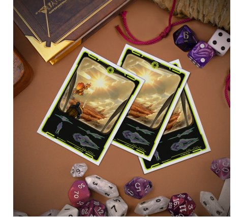 Ultra Pro Magic: the Gathering - Edge of Eternities APEX Sleeves: Adagia, Windswept Bastion