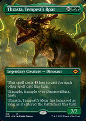 Thrasta, Tempest's Roar (Borderless Alternate Art) [Modern Horizons 2] | The Clever Kobold