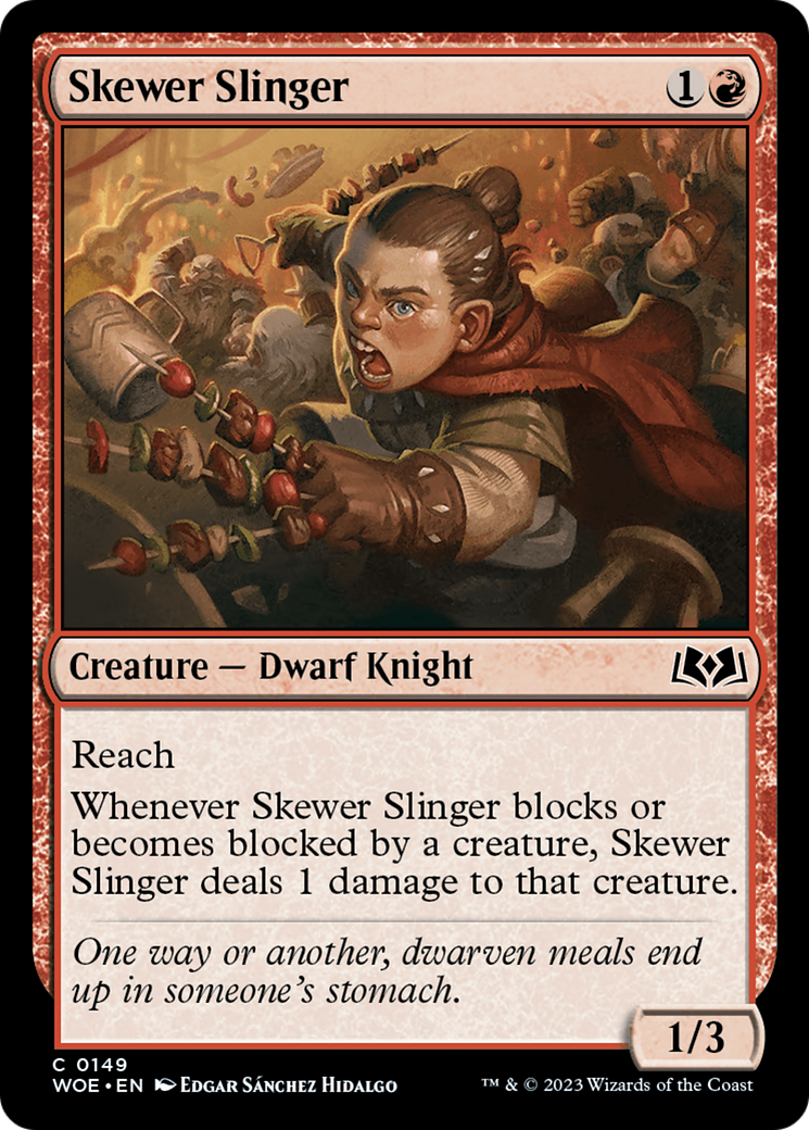 Skewer Slinger [Wilds of Eldraine] | The Clever Kobold