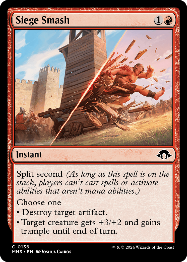 Siege Smash [Modern Horizons 3] | The Clever Kobold