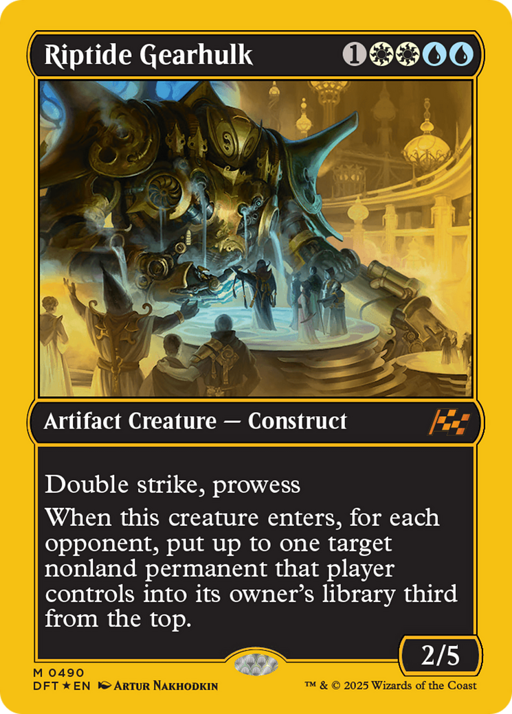 Riptide Gearhulk (First-Place Foil) [Aetherdrift] | The Clever Kobold